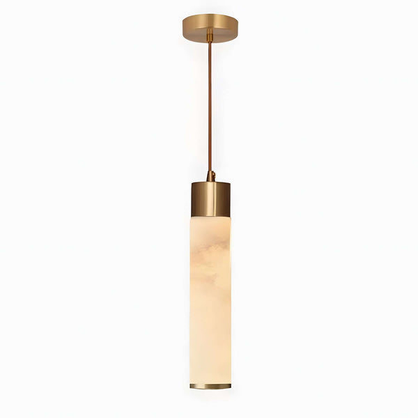 Vintage Alabaster Tala Pendant Light – Elegant Brass Hanging Lamp | Alsolight