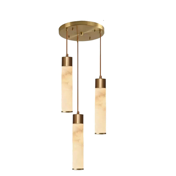 Vintage Alabaster Tala Pendant Light – Elegant Brass Hanging Lamp | Alsolight