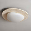 Aurora Ceiling Light – Natural Stone Japanese Minimalist Bedroom Decor | Alsolight