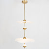 Envolee Double Biscuit Pendant Light