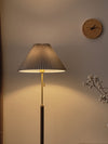 Fabric Brass Floor Lamp