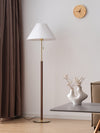 Fabric Brass Floor Lamp