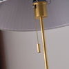 Fabric Brass Floor Lamp