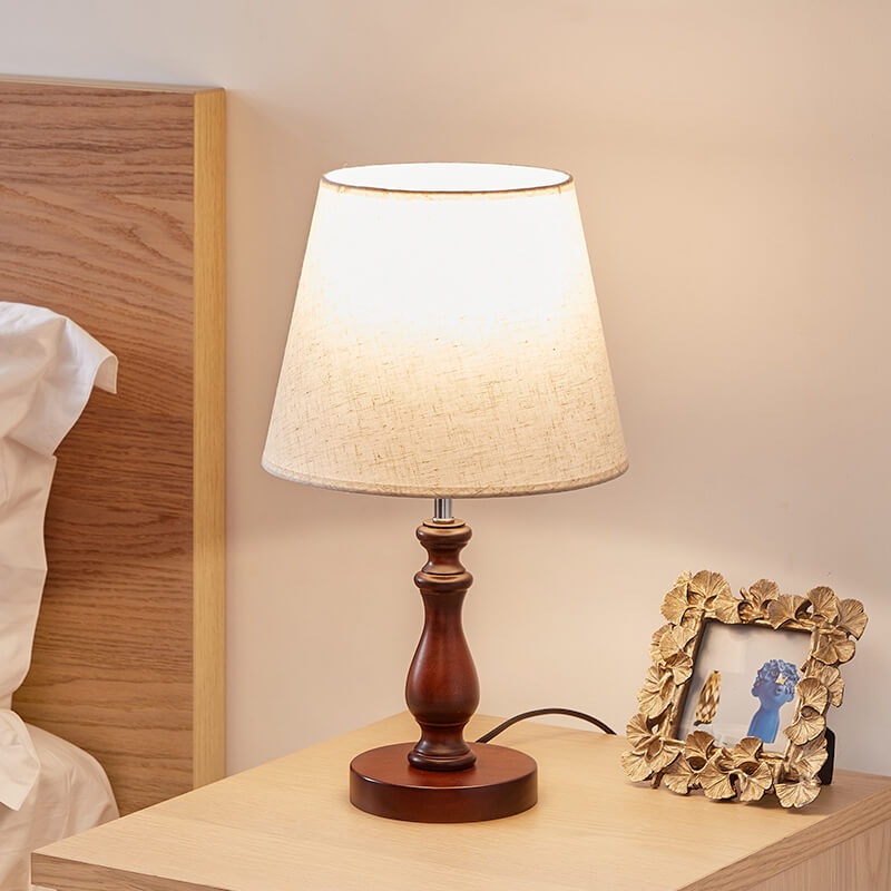 Fabric Night Table Lamp