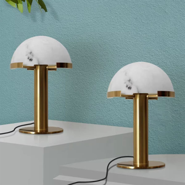 Gesse Table Lamp – Unique Alabaster, Minimalist Color Matching | Alsolight