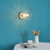 Minimalist Brass Flush Mount Light