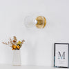 Minimalist Brass Flush Mount Light