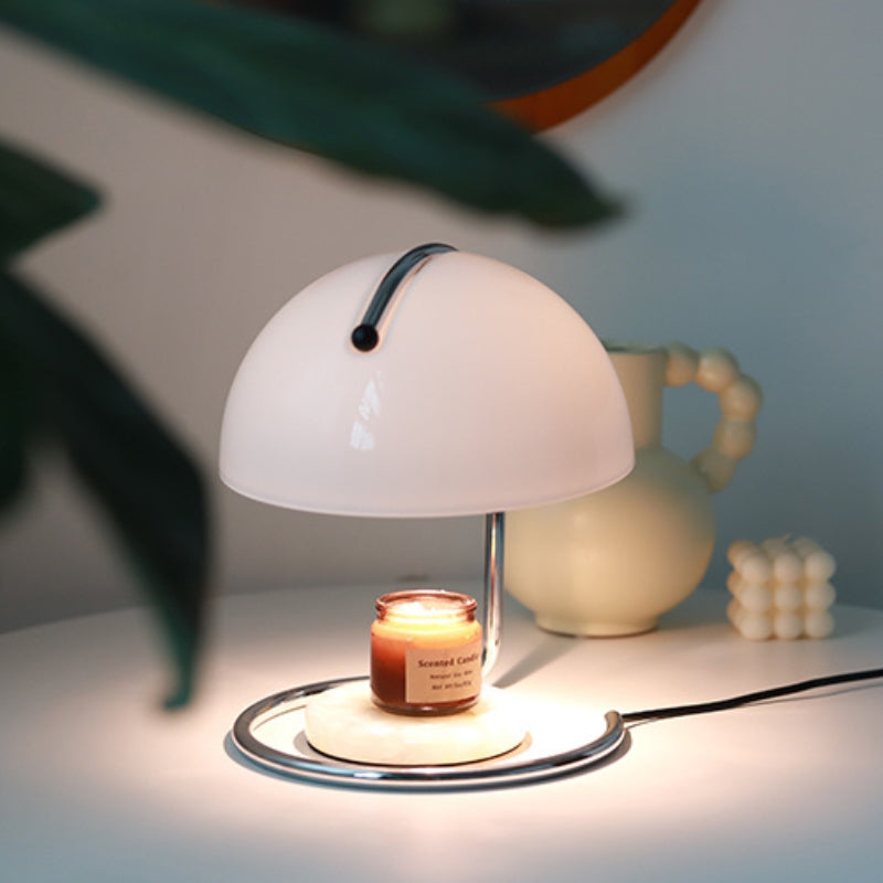 Round Dome Glass Table Lamp