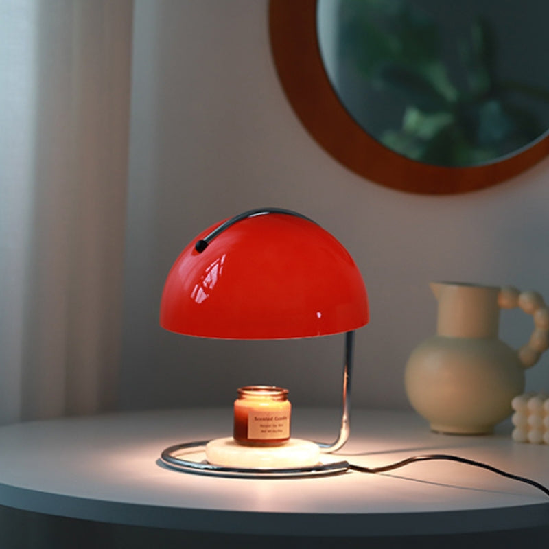 Round Dome Glass Table Lamp