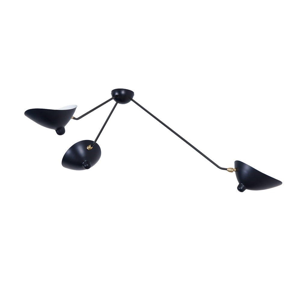 Serge Mouille Ceiling Lamp Style B