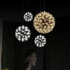 Silver Spark Ball Pendant Light