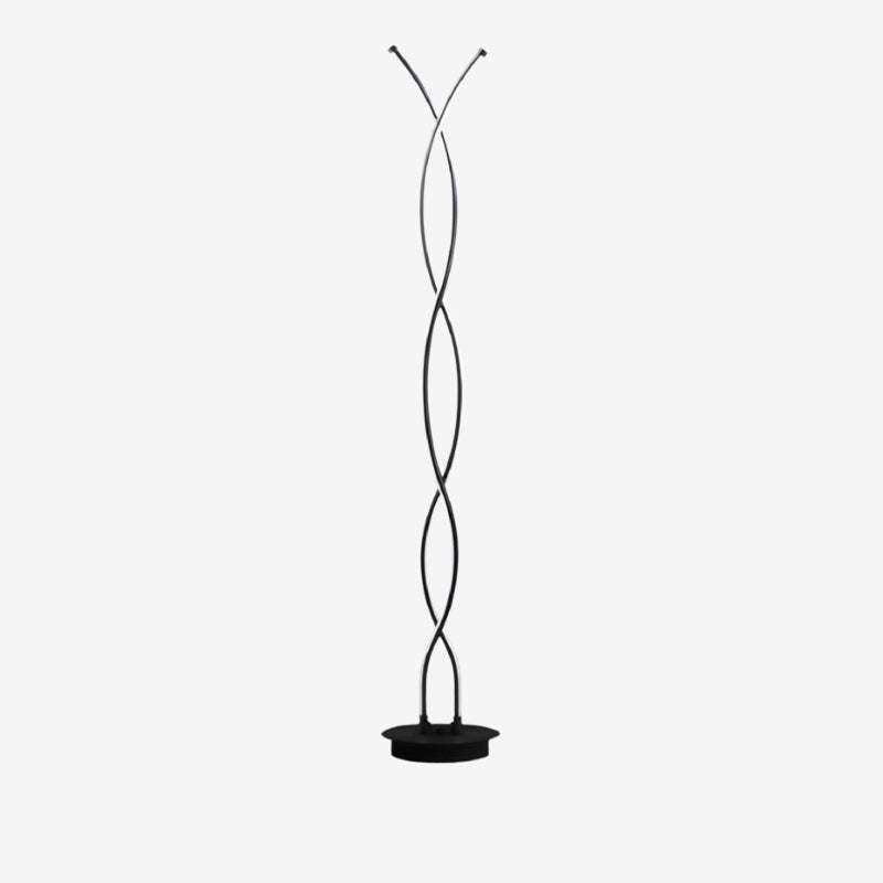 Spiral LED Floor Lamp