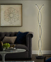 Spiral LED Floor Lamp