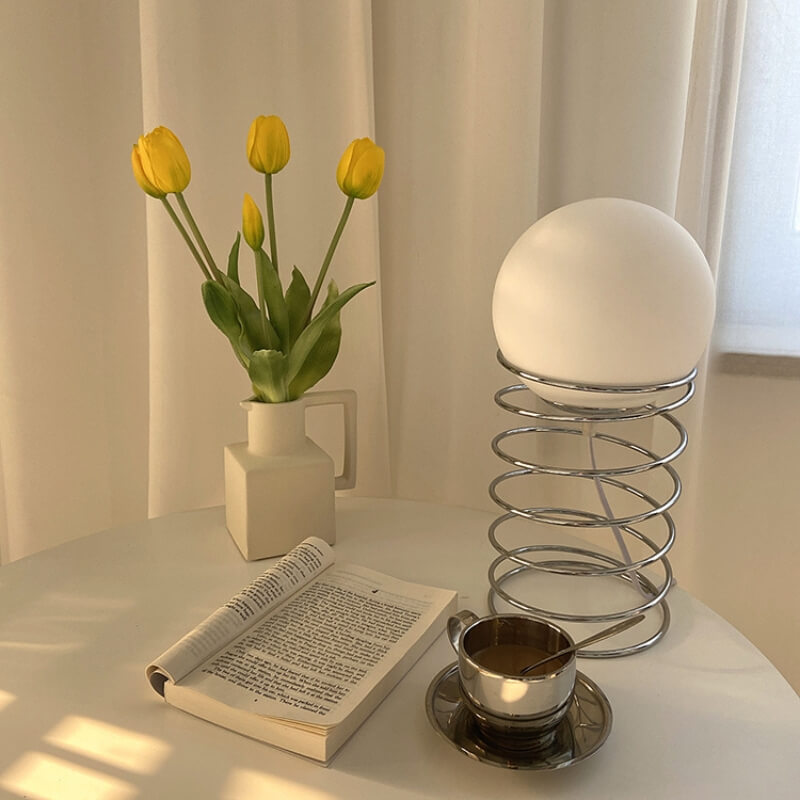 Spring Glass Table Lamp