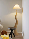 Twisted Pleated Floor Lamp