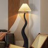 Twisted Pleated Floor Lamp