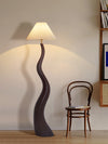 Twisted Pleated Floor Lamp