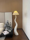 Twisted Pleated Floor Lamp