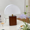 Wagner Wooden Arched Table Lamp