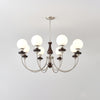 Walnut Alloy Chandelier