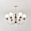 Walnut Alloy Chandelier