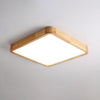 Wooden Geometric Ceiling Light