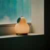 Glass Pear Touch Lamp