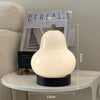 Glass Pear Touch Lamp