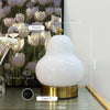 Glass Pear Touch Lamp