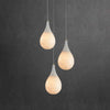 Teardrop Alabaster Teardrop Pendant Light