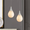 Teardrop Alabaster Teardrop Pendant Light