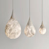 Teardrop Alabaster Teardrop Pendant Light