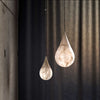 Teardrop Alabaster Teardrop Pendant Light