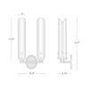 Montfaucon Post-modern Light Luxury Glass Wall Sconce